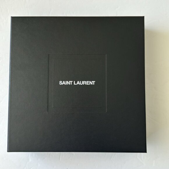 Ysl Black Original Empty Box 10" x 10" x 2" New - Picture 2 of 8